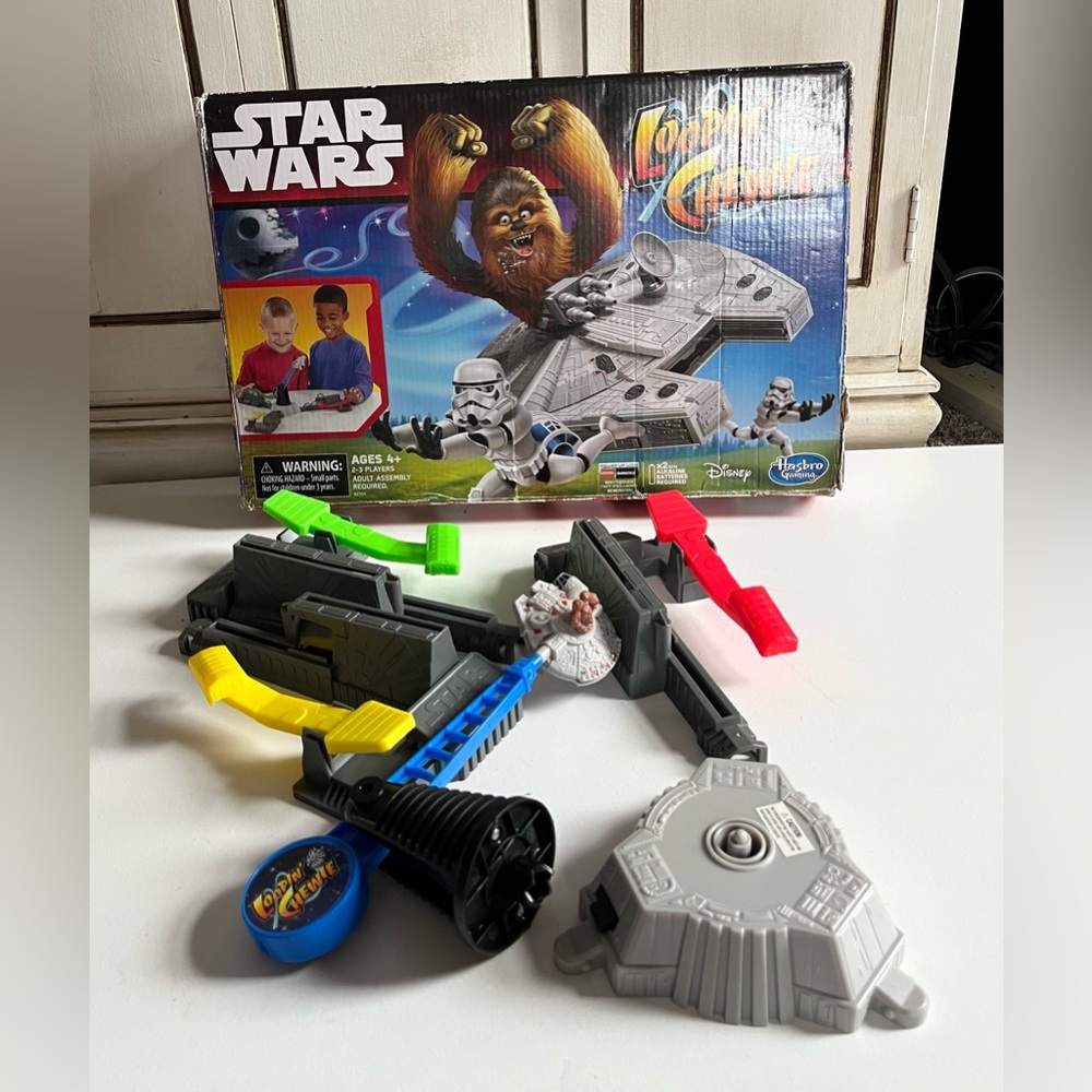 Rare Star Wars Game Loopin' Chewie Hasbro Disney Chewbacca Stormtroopers Games